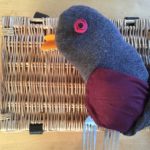Photo of Nick's Dartford warbler. Made from a sock and other household items. It's genius!